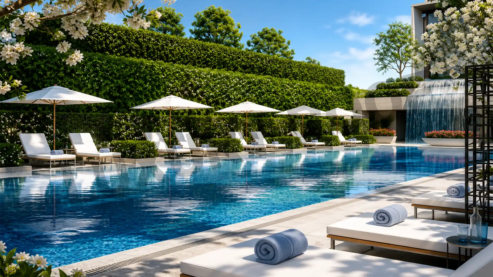 Embassy One Swimming Pool Hebbal Bangalore Embassy One Swimming Pool Hebbal Bangalore